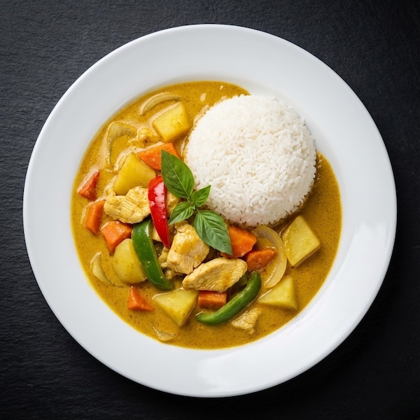 Yellow Curry with rice